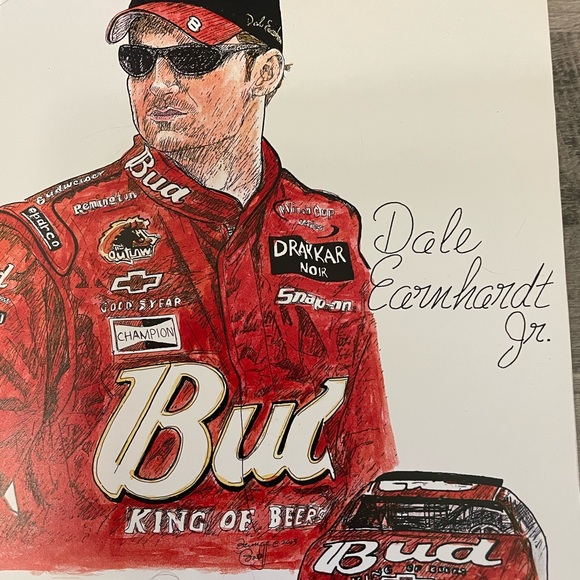 NASCAR Print Set of 6 for your Man Cave, Den or Bar  ! - Picture 4 of 8